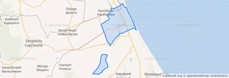 Mapa de ubicacion de сельское поселение Село Первомайское.