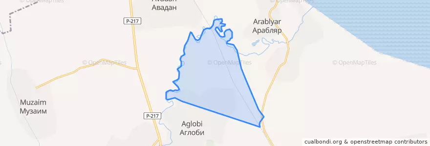 Mapa de ubicacion de сельское поселение Село Аладаш.