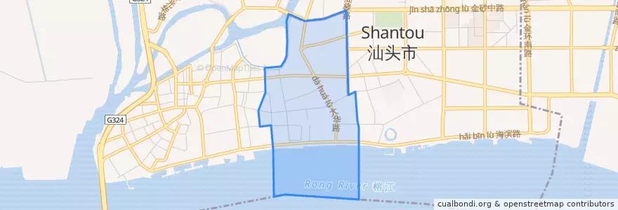 Mapa de ubicacion de 大华街道.