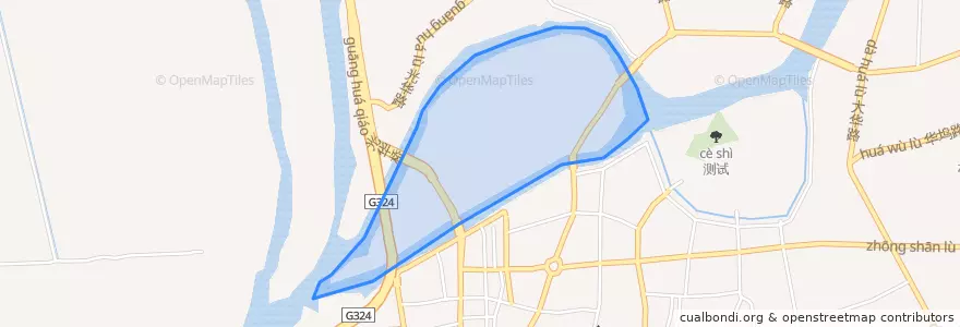 Mapa de ubicacion de 乌桥街道.