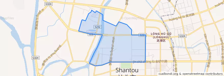 Mapa de ubicacion de 金砂街道.
