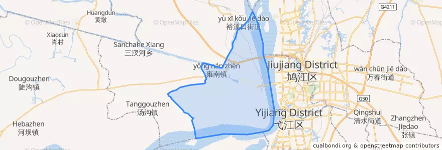 Mapa de ubicacion de 二坝镇.
