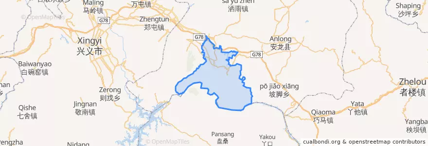 Mapa de ubicacion de 德卧镇.