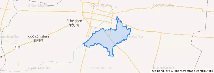 Mapa de ubicacion de 东城街道.