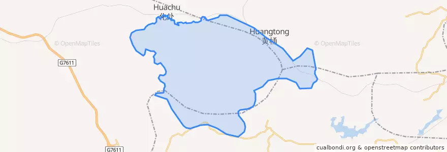 Mapa de ubicacion de 木岗镇.