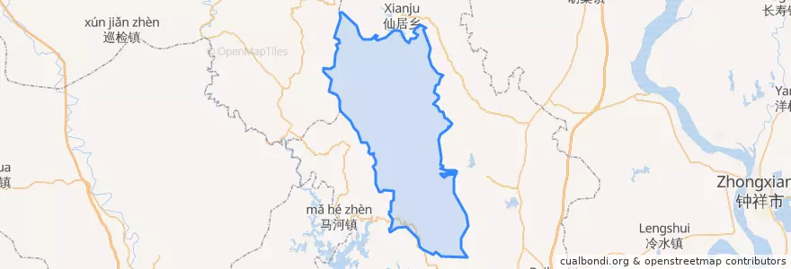 Mapa de ubicacion de 栗溪镇.
