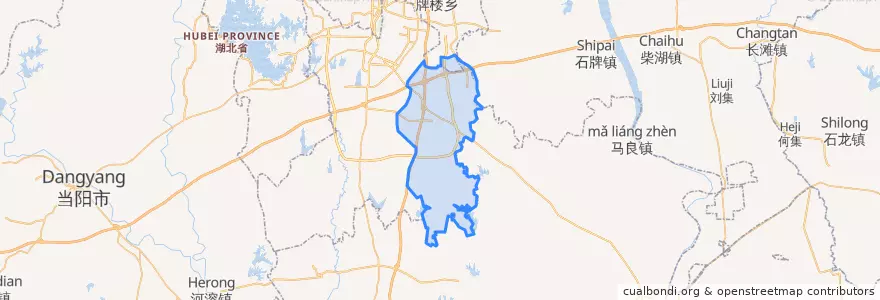 Mapa de ubicacion de 麻城镇.