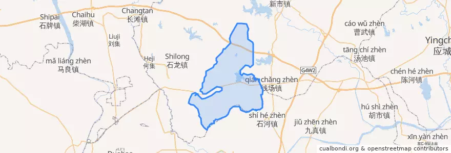 Mapa de ubicacion de 雁门口镇.