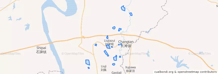 Mapa de ubicacion de 罗汉寺办事处.
