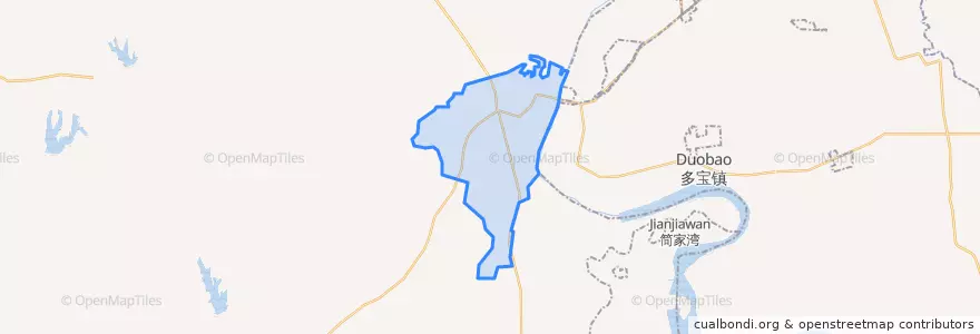 Mapa de ubicacion de 沙洋镇.