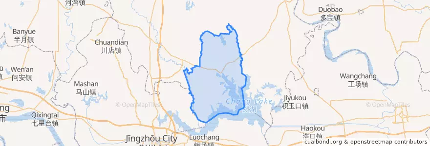 Mapa de ubicacion de 后港镇.