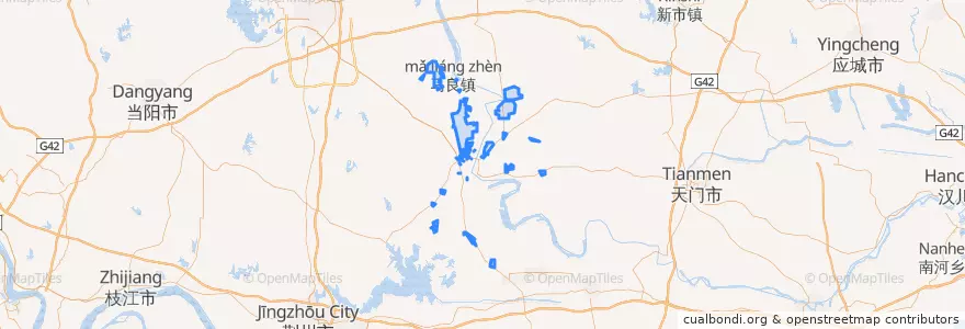 Mapa de ubicacion de 沙洋监狱管理局.