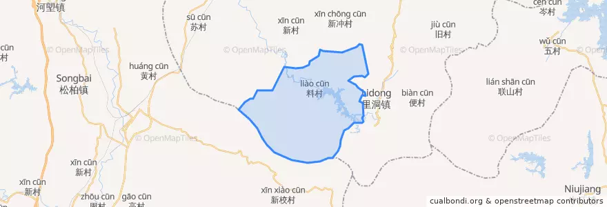 Mapa de ubicacion de 大江镇.