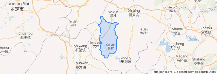 Mapa de ubicacion de 河头镇.