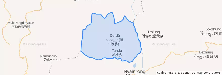 Mapa de ubicacion de 滩堆乡.