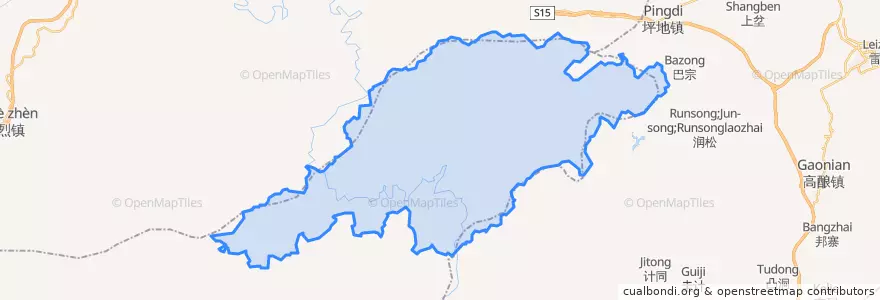 Mapa de ubicacion de 南明镇.