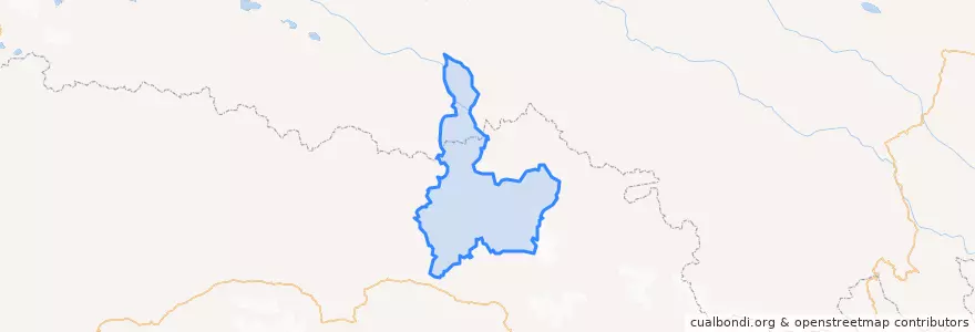 Mapa de ubicacion de 江绵乡.