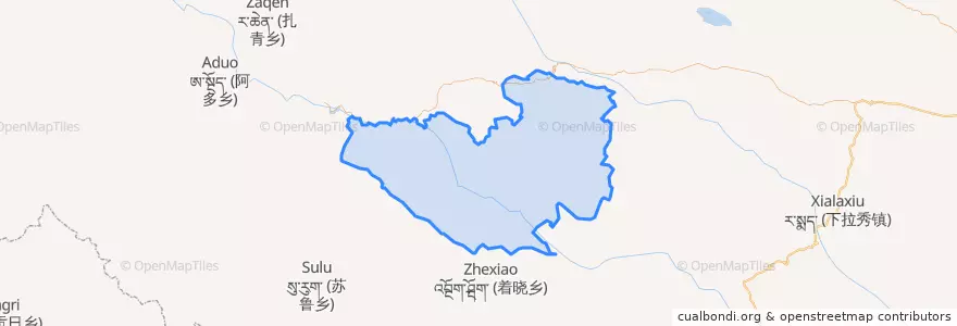 Mapa de ubicacion de 昂赛乡.