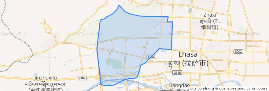 Mapa de ubicacion de 公德林街道.