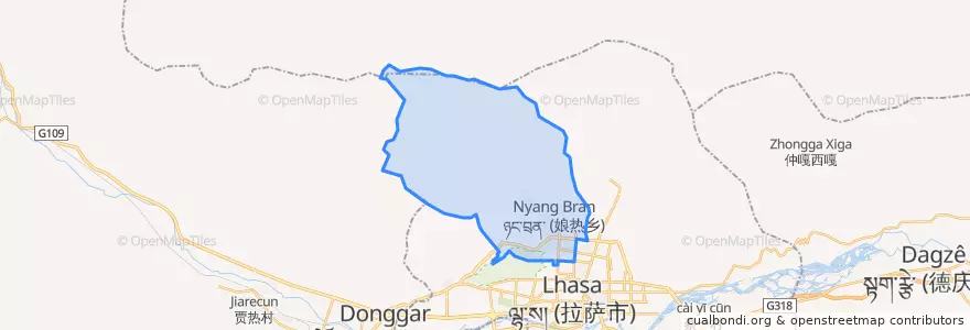 Mapa de ubicacion de 娘热乡.