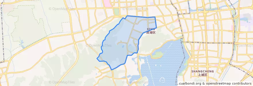 Mapa de ubicacion de 灵隐街道.