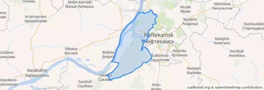 Mapa de ubicacion de Николо-Берёзовский сельсовет.