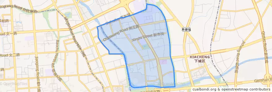 Mapa de ubicacion de 朝晖街道.