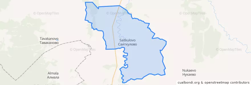 Mapa de ubicacion de Новопетровский сельсовет.