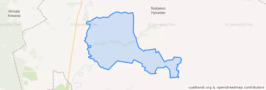 Mapa de ubicacion de Ижбердинский сельсовет.