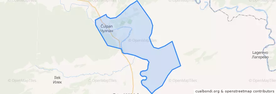 Mapa de ubicacion de Янгантауский сельсовет.