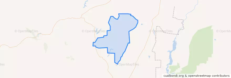 Mapa de ubicacion de Уфимский сельсовет.