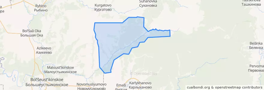 Mapa de ubicacion de Ростовский сельсовет.