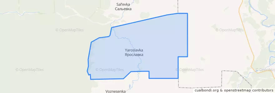 Mapa de ubicacion de Ярославский сельсовет.