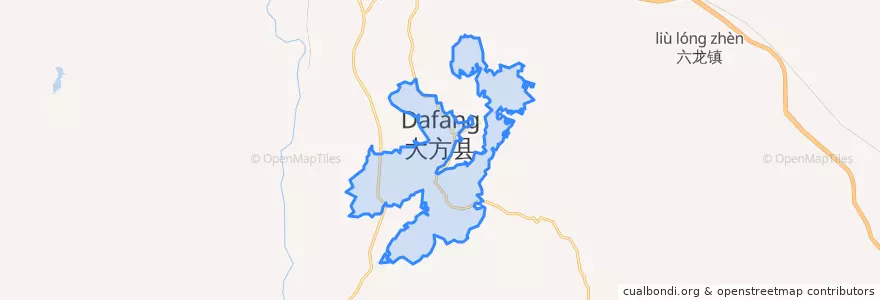 Mapa de ubicacion de 红旗街道.