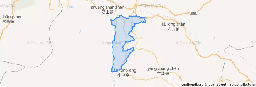 Mapa de ubicacion de Shunde Subdistrict.