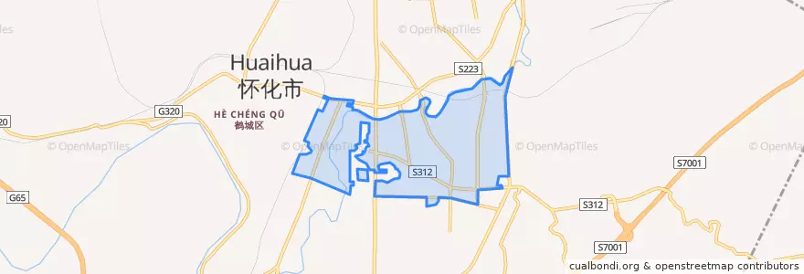 Mapa de ubicacion de 红星街道.