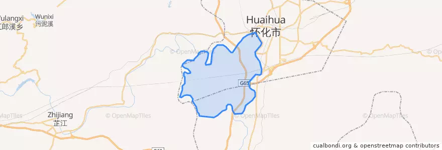 Mapa de ubicacion de 河西街道.