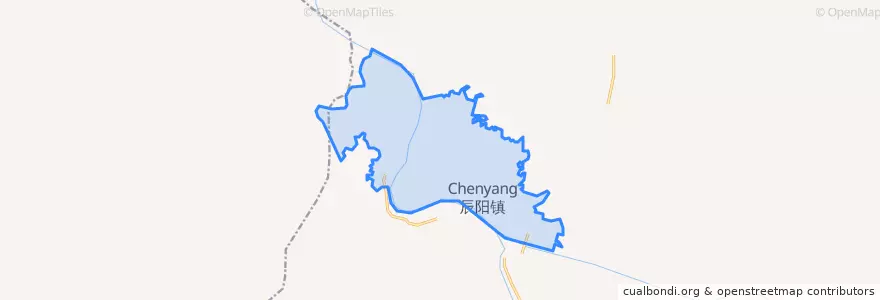 Mapa de ubicacion de Ченьян.