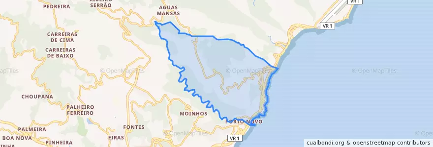 Mapa de ubicacion de Gaula.