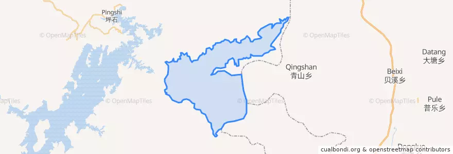Mapa de ubicacion de Lianping.