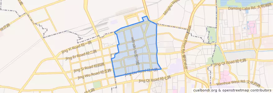 Mapa de ubicacion de 大观园街道.