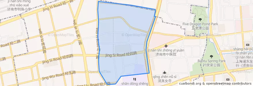 Mapa de ubicacion de 魏家庄街道.