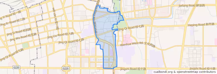 Mapa de ubicacion de 泺源街道.