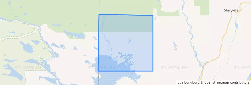 Mapa de ubicacion de T2 R8 WELS Township.