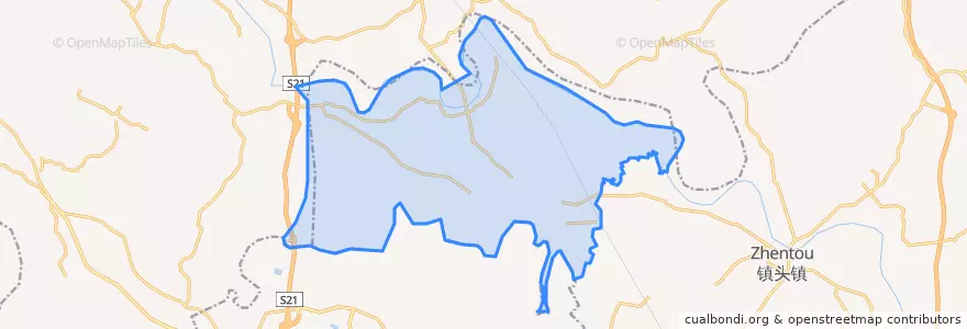 Mapa de ubicacion de 柏加镇.
