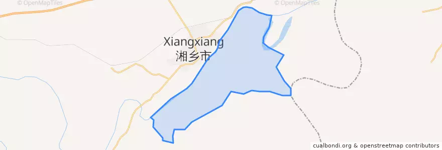 Mapa de ubicacion de Dongshan Subdistrict.