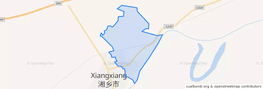 Mapa de ubicacion de Wangchunmen Subdistrict.