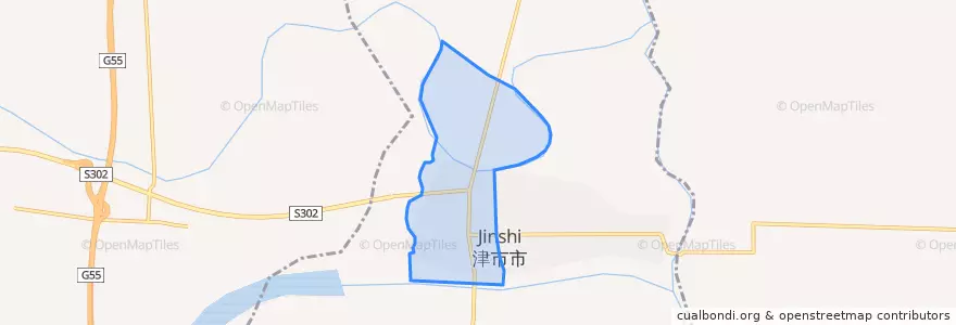Mapa de ubicacion de 三洲驿街道.