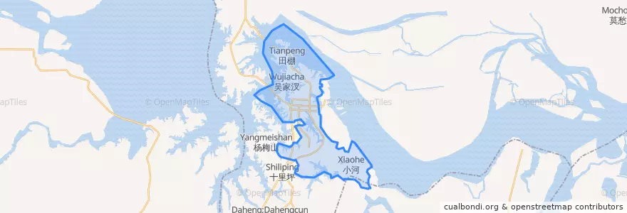 Mapa de ubicacion de 琼湖.