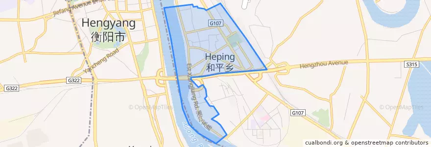 Mapa de ubicacion de 广东路街道.